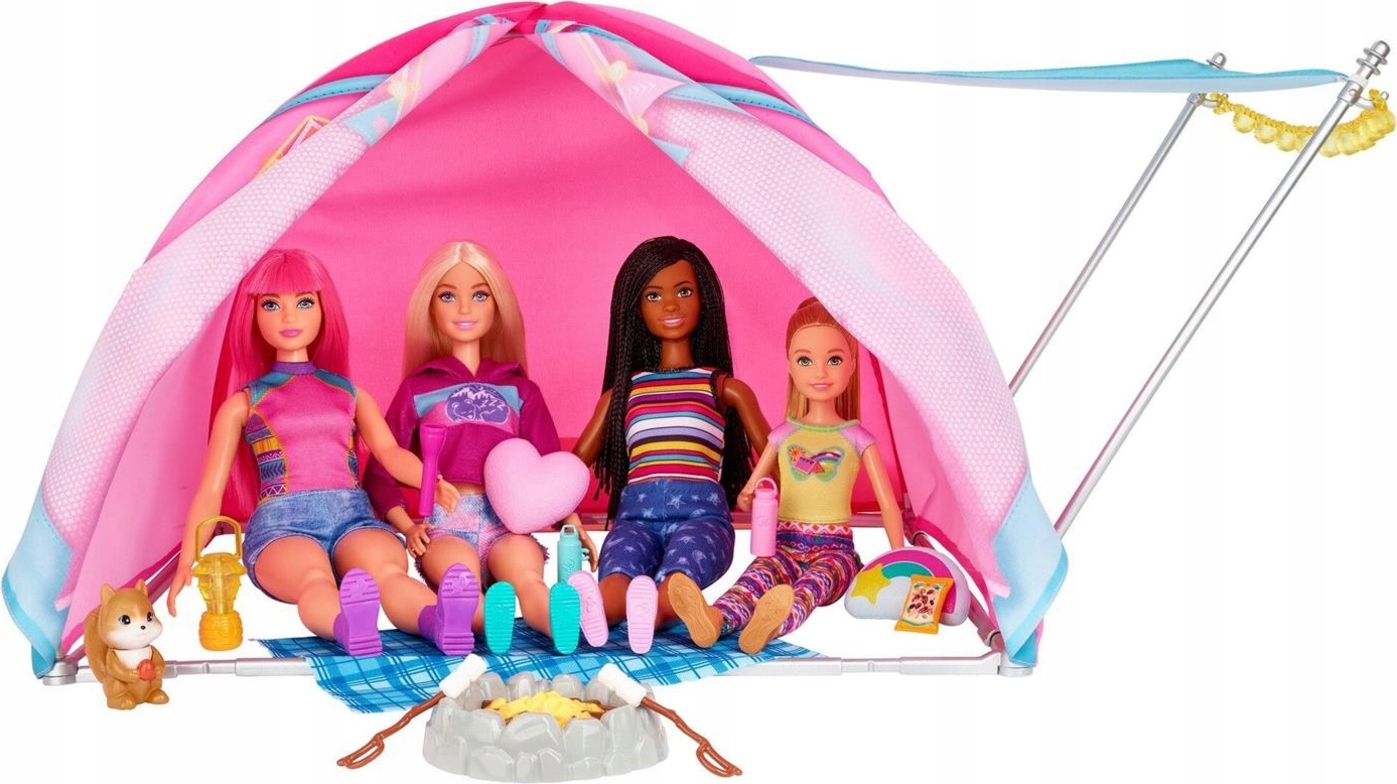 Mattel Barbie Dha stan se 2 panenkami a doplňky