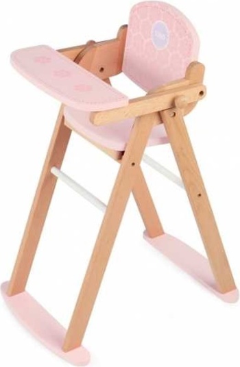 Tidlo Dřevěná židle na krmení panenek