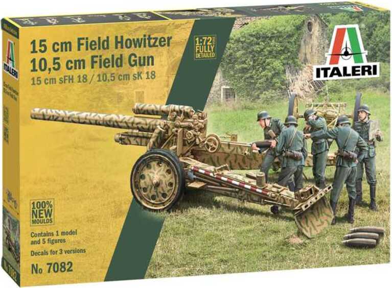 Model Kit military 7082 - 15 cm Field Howitzer / 10,5 cm Field Gun (1:72)