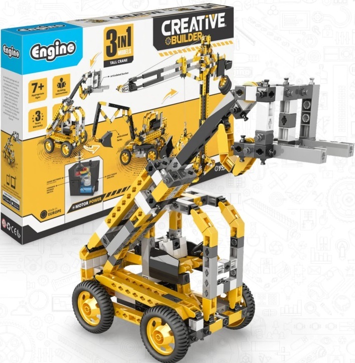 Engino Creative builder vysokozdvižný vozík machinery motorized set