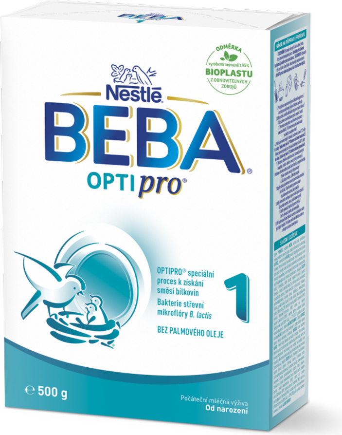 BEBA OPTIPRO® 1 Mléko počáteční kojenecké, 500 g