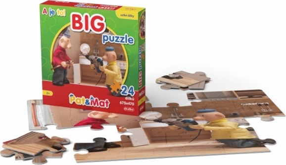 Pat a Mat Puzzle BIG 2 - velké dílky pro nejmenší