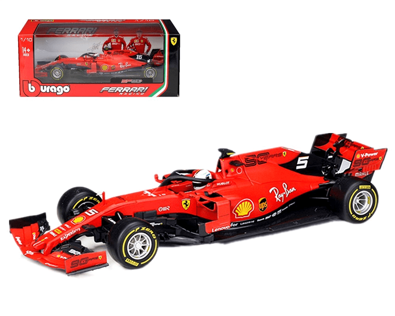 Bburago 1:18 Ferrari Racing F1 2019 SF90 Nr.5 Sebastian Vettel
