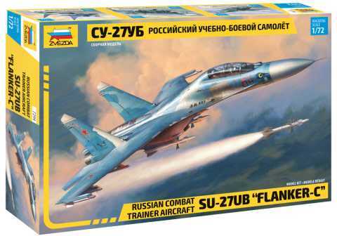 Model Kit letadlo 7294 - Sukhoi SU-27 UB "Flanker-C" (1:72)