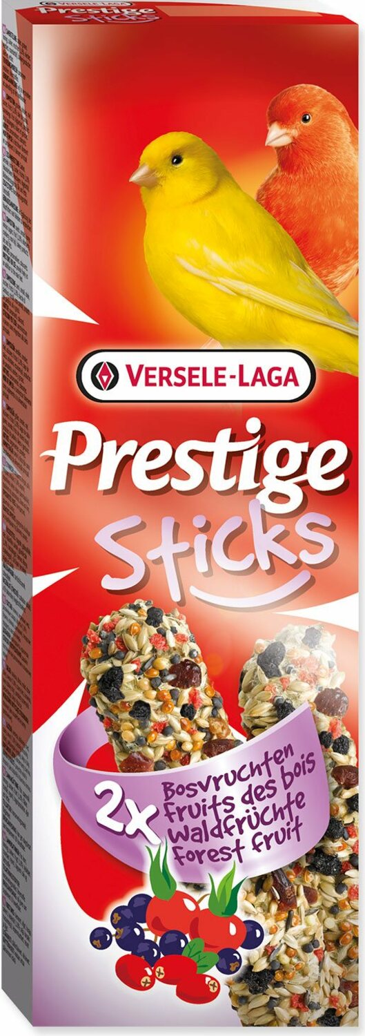 Tyčinky Versele-Laga Prestige kanárek, s lesním ovocem 60g 2ks