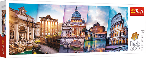 Trefl Panoramatické puzzle 500 - Cesta do Itálie