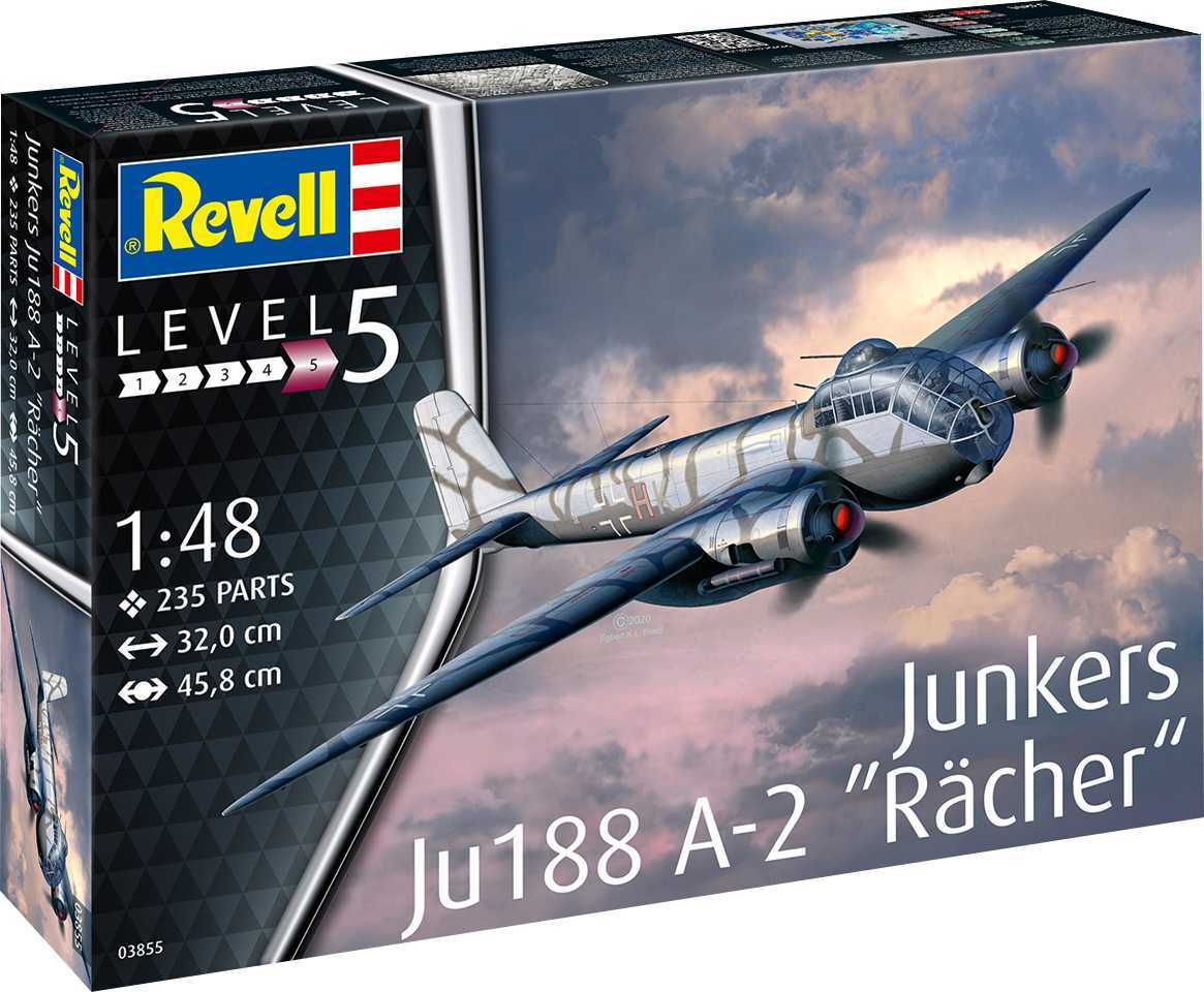 Plastic modelky letadlo 03855 - Junkers Ju188 A-1 "Rächer" (1:48)