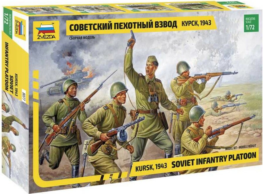 Wargames figurky 8077 - Sovět Infantry WWII (1:72)