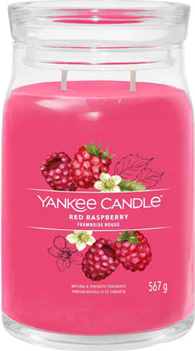 Yankee Candle, Červená malina svíčka ve skleněné dóze 567 g