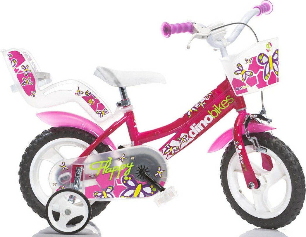 DINO Bikes - Detský bicykel 12" 126RL - ružový 2017