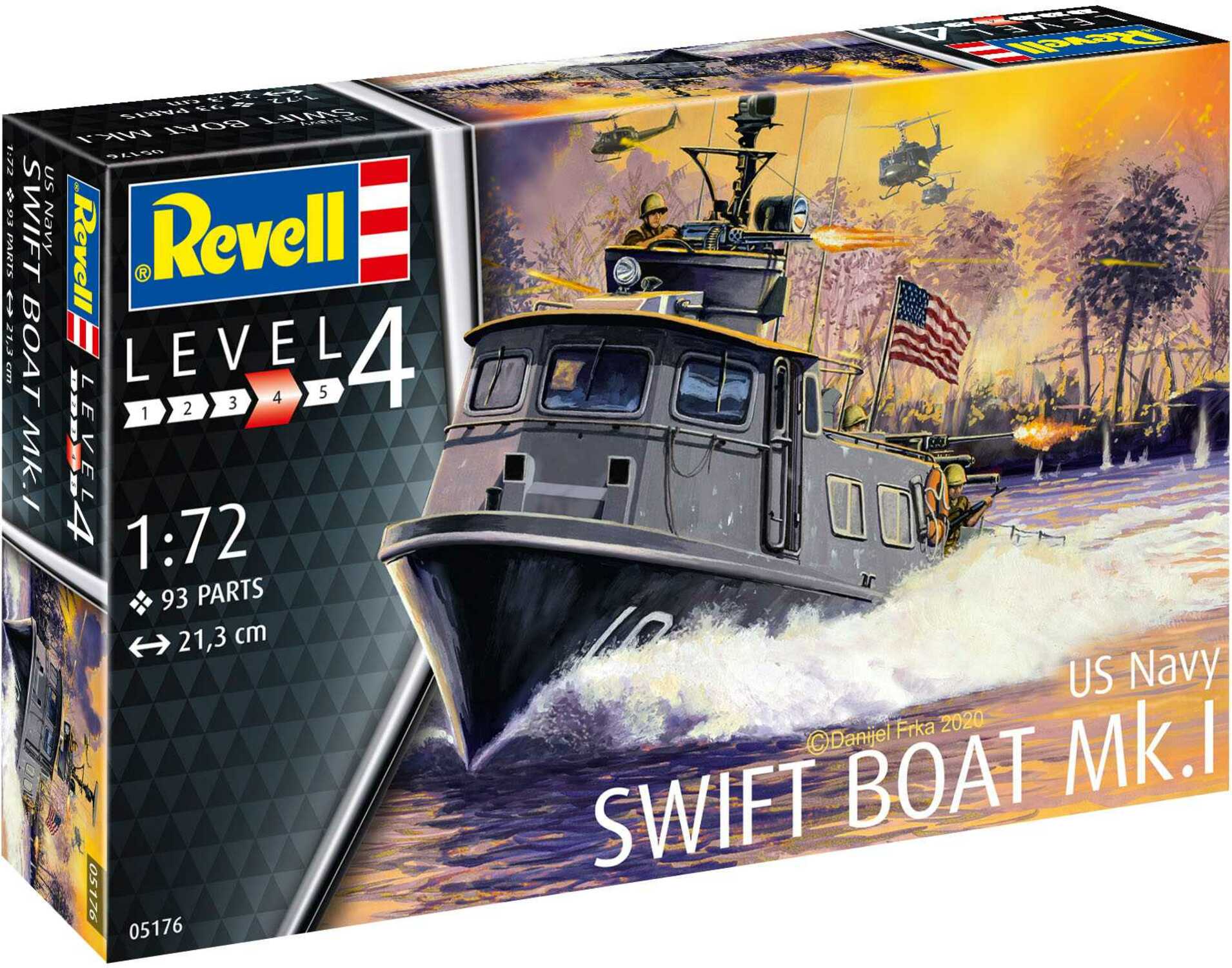 Plastic ModelKit loď 05176 - US Navy SWIFT BOAT Mk.I (1:72)