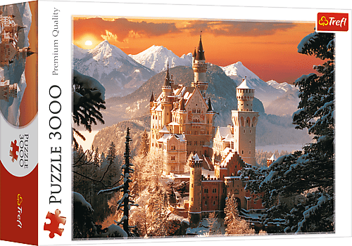 Trefl Puzzle 3000 - Zimní zámek Neuschwanstein, Německo / Kirch