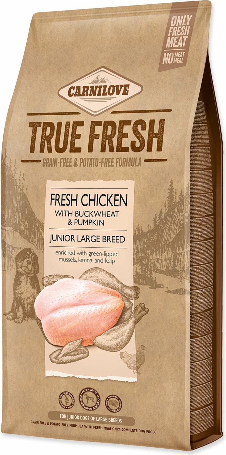 Krmivo Carnilove True Fresh Junior Large Breed Chicken 11,4kg