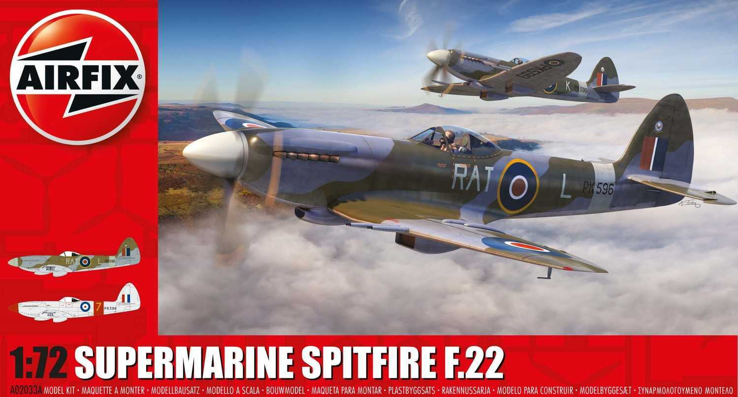 Classic Kit letadlo A02033A - Supermarine Spitfire F.22 (1:72)