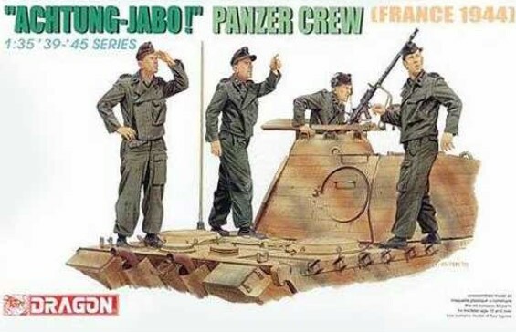 Model Kit figurky 6191 - "ACHTUNG-JABO!" PANZER CREW (FRANCE 1944) (1:35)