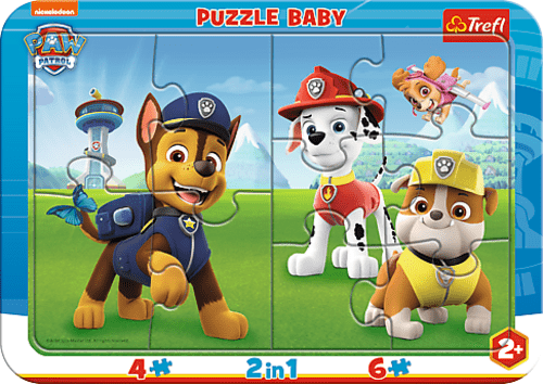 Puzzle per bambini 25x17,5 cm animali, 24 pezzi - Puzzle per