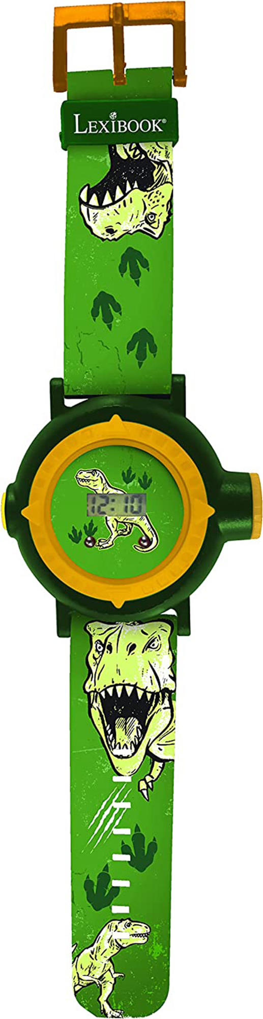 Digitální projekční hodinky s dinosaurem