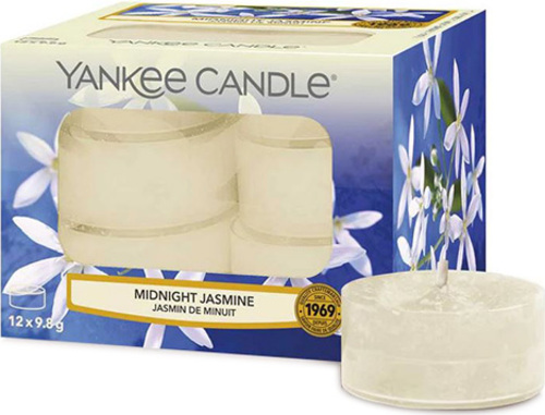 Yankee Candle, Půlnoční jasmín, Svíčky čajové, 12 ks