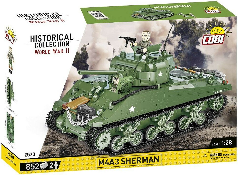 Cobi II WW M4A3 Sherman, 838k, 2f