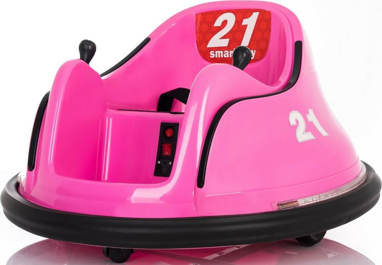 Dětský elektrický vůz RIRIDRIVE 12V růžový, vhodný pro vnitřní i venkovní použití