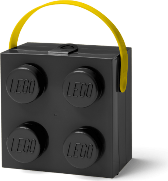 LEGO® box s rukojetí - černá