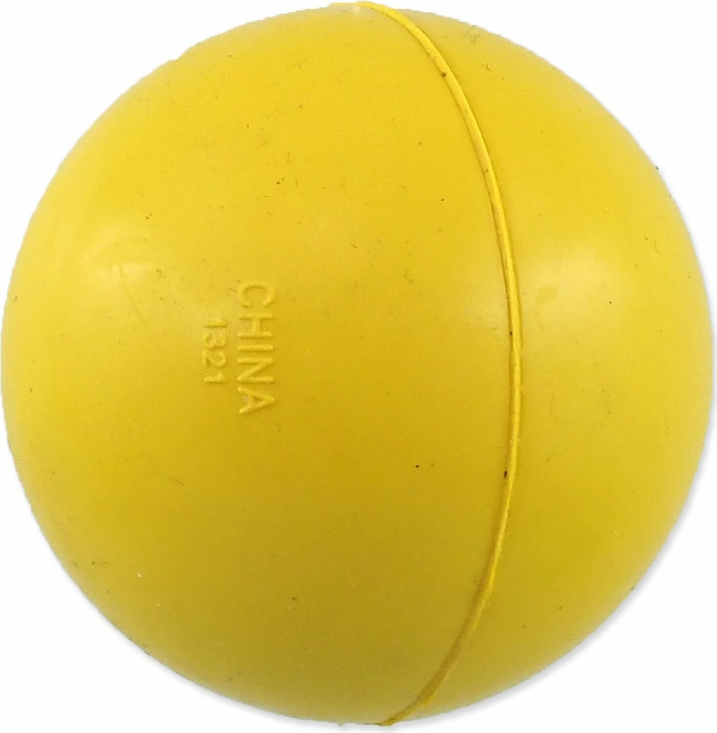 Hračka Dog Fantasy míč tvrdá žlutá 5cm