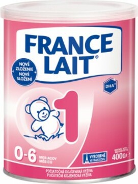 France Lait 1 počáteční mléčná kojenecká výživa od 0-6 měsíců 400g