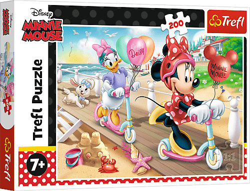 Trefl Puzzle 200 Minnie na pláži / Disney Minnie