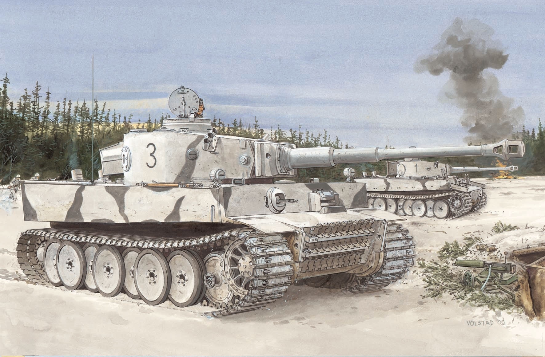 Model Kit tank 6600 - Pz. Kpfw.IV AUSF.E TIGER I INITIAL PRODUCTION, s Pz Abt.502, LENINGR