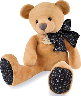 Doudou Histoire d´Ours Plyšový kamarád světle hnědý medvídek 60 cm