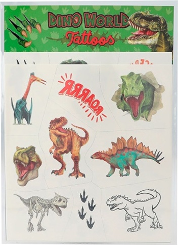 Tetování Dino World, 2 aršíky
