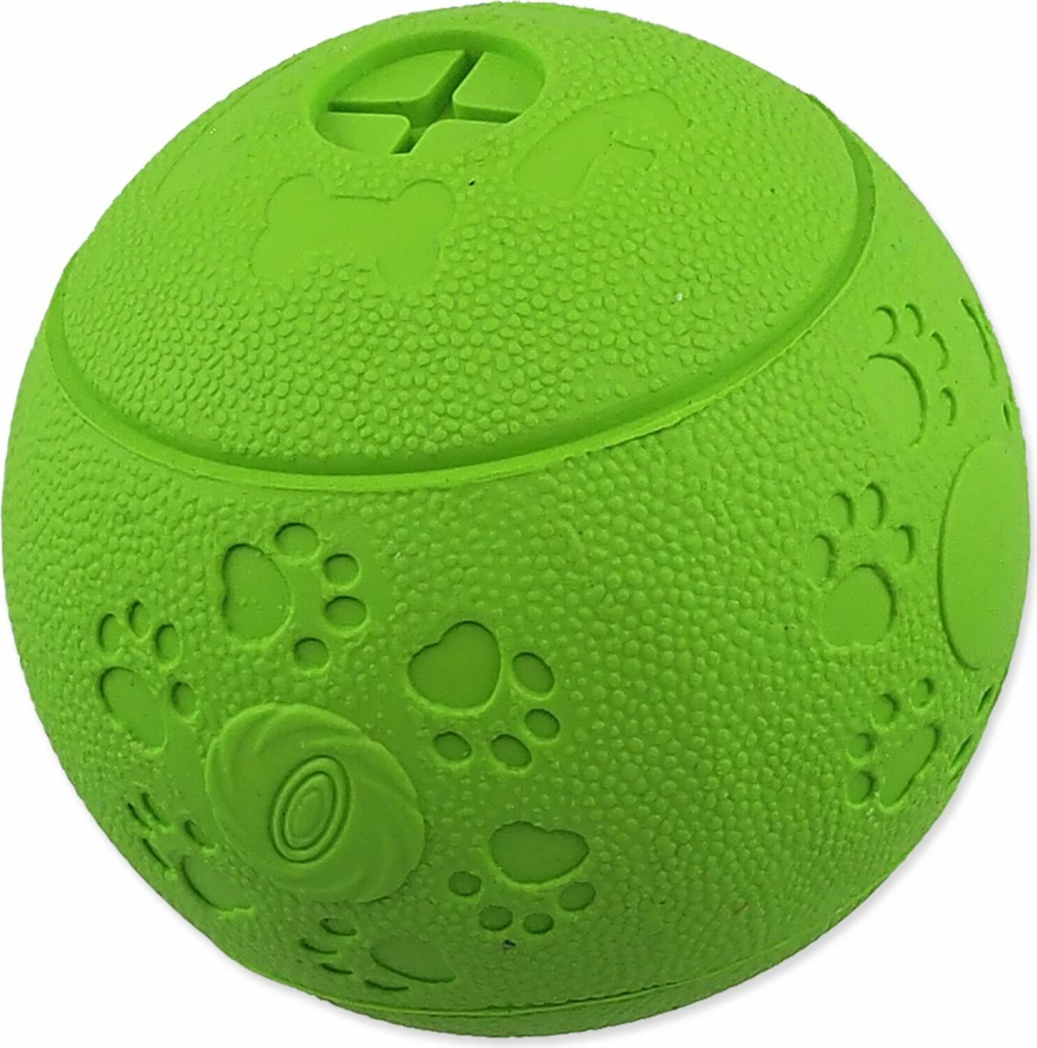 Hračka Dog Fantasy míč na pamlsky zelená 6cm