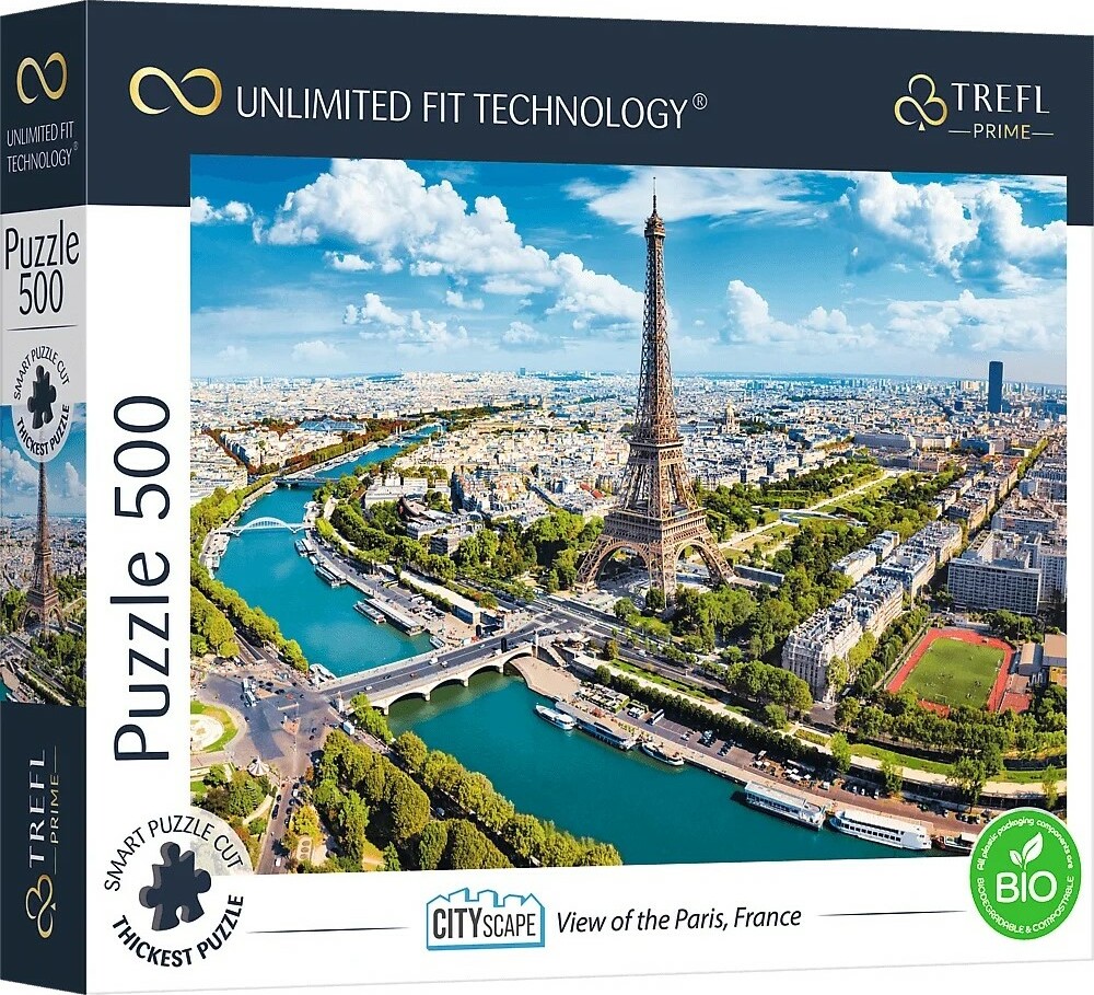 Trefl Prime puzzle 500 UFT - Panorama města: Paříž, Francie