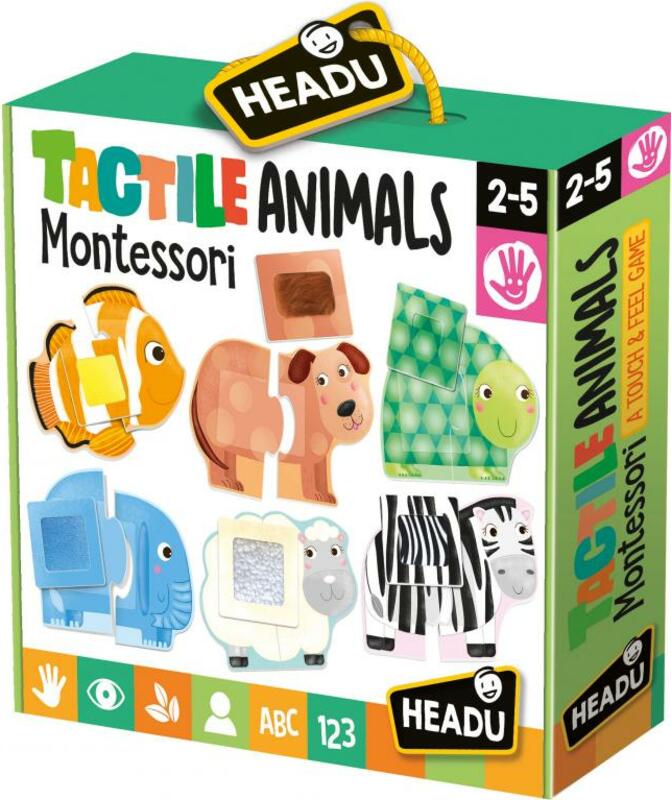 Montessori - Dotykové puzzle - Zvířátka