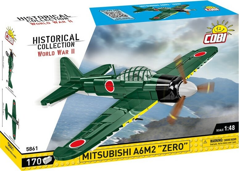 Cobi Armed Forces Mitsubishi A6M2 Zero-Sen, 1:48, 166 k