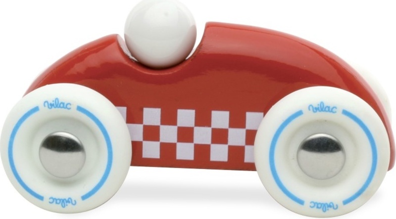 Vilac Dřevěné auto mini rally červené