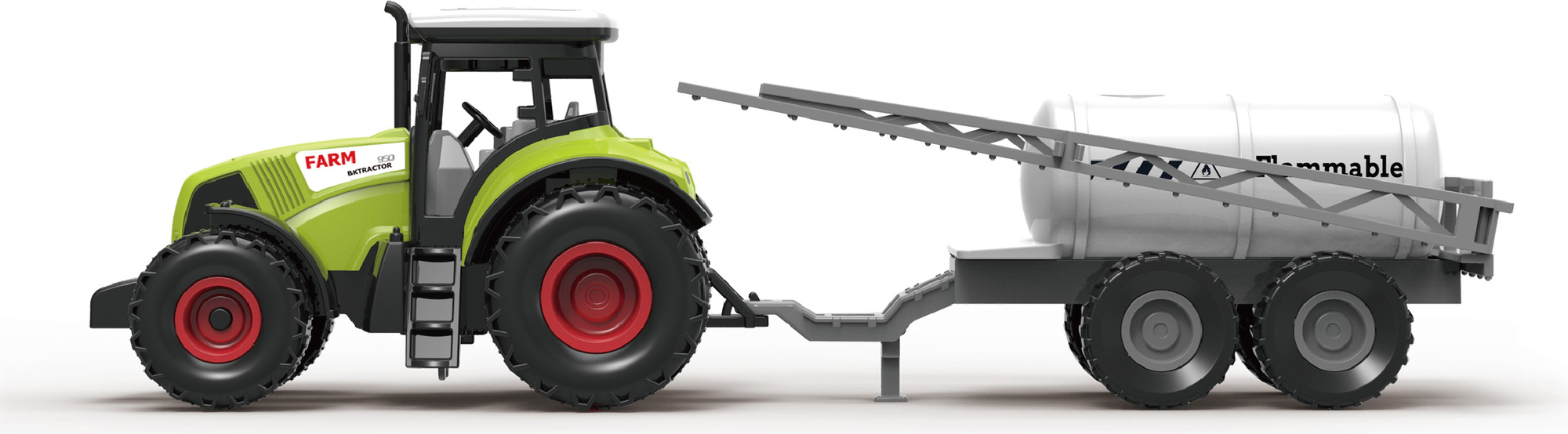 Traktor s přívěsem na postřik 31 cm