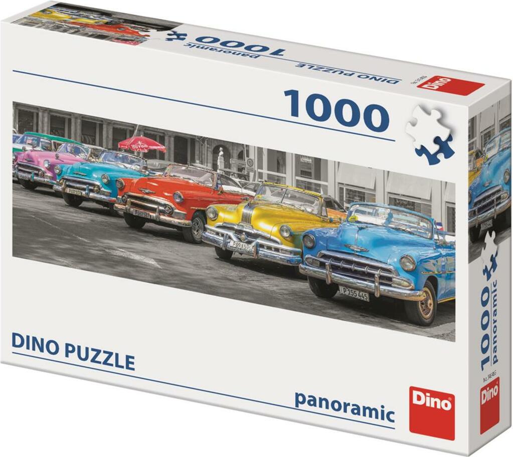 Dino Auta 1000 panoramic Puzzle