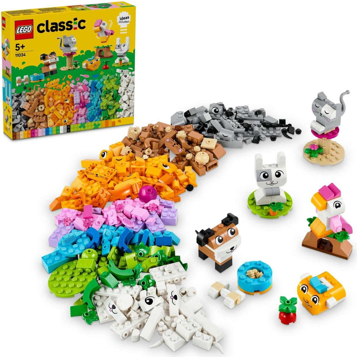LEGO® Classic 11034 Tvůrčí domácí zvířátka