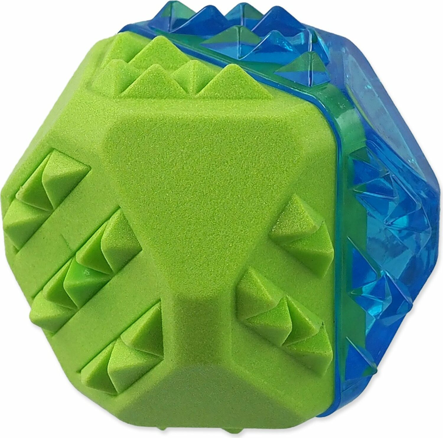 Hračka Dog Fantasy míč chladící zeleno-modrá 7,7cm