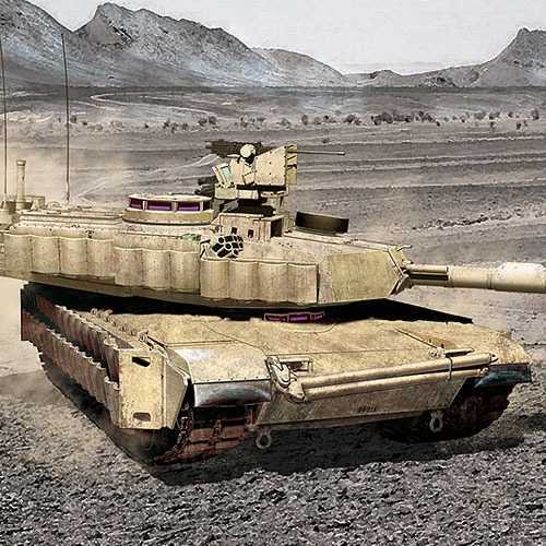 Model Kit tank 13504 - US Army M1A2 V2 TUSK II (1:35)