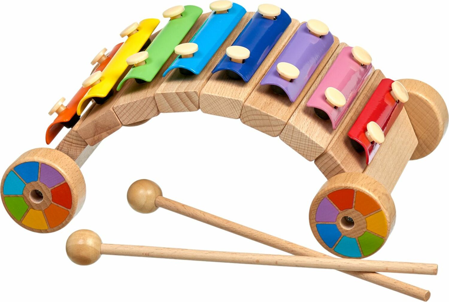 Lucy & Leo 245 Duhový xylofon - hudební nástroj