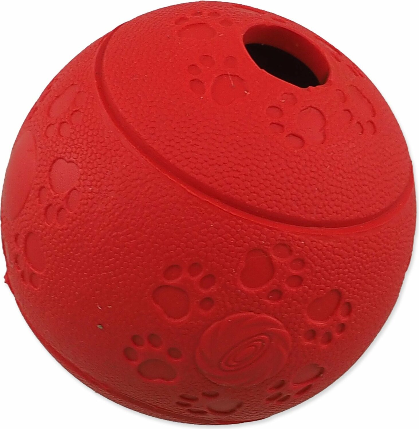 Hračka Dog Fantasy míč na pamlsky červená 8cm