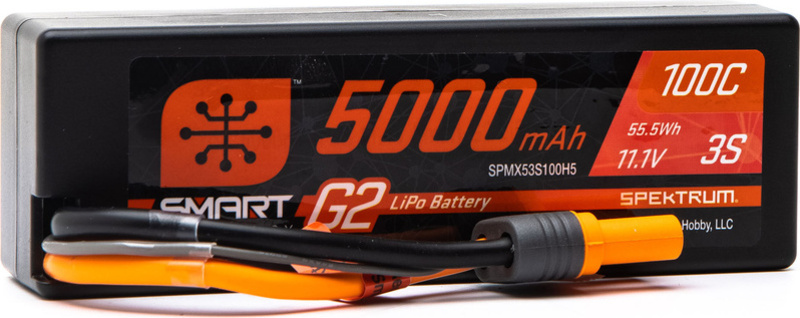Spektrum Smart G2 LiPo 11.1V 5000mAh 100C HC IC5