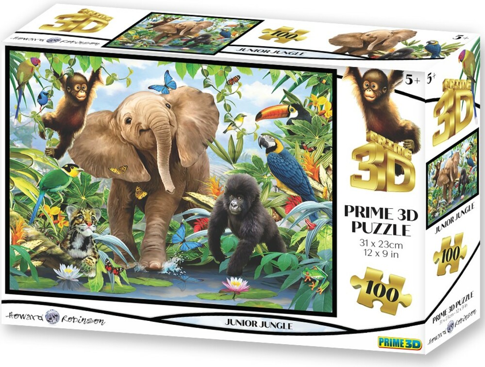 PRIME 3D PUZZLE - Junior Jungle 100 ks