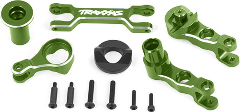 Traxxas páky řízení hliníkové zeleně eloxované (pro X-Maxx)