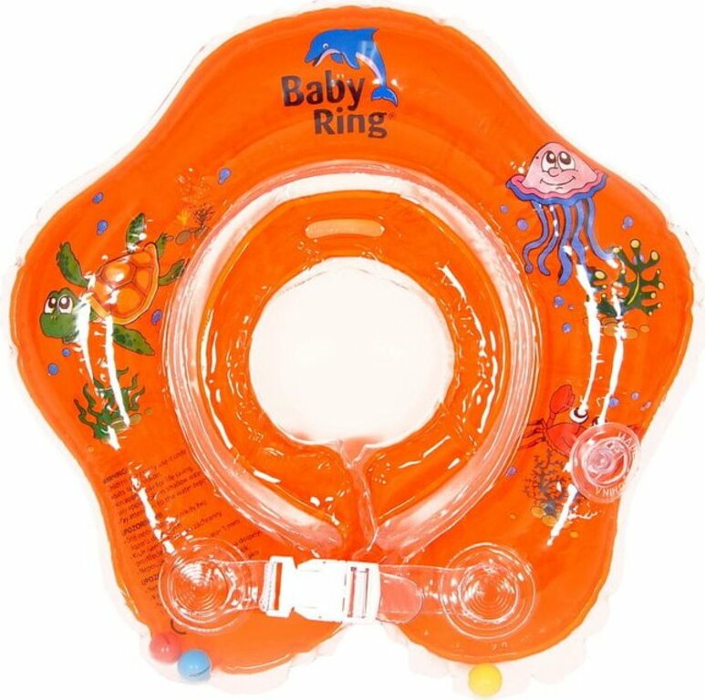 BABY RING Kruh ke koupání 0-24 m - oranžový