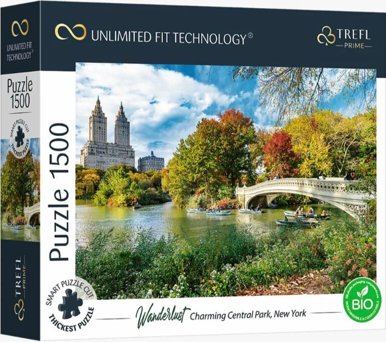 Trefl Prime puzzle 1500 UFT - Toulky: Okouzlující Central Park, New York