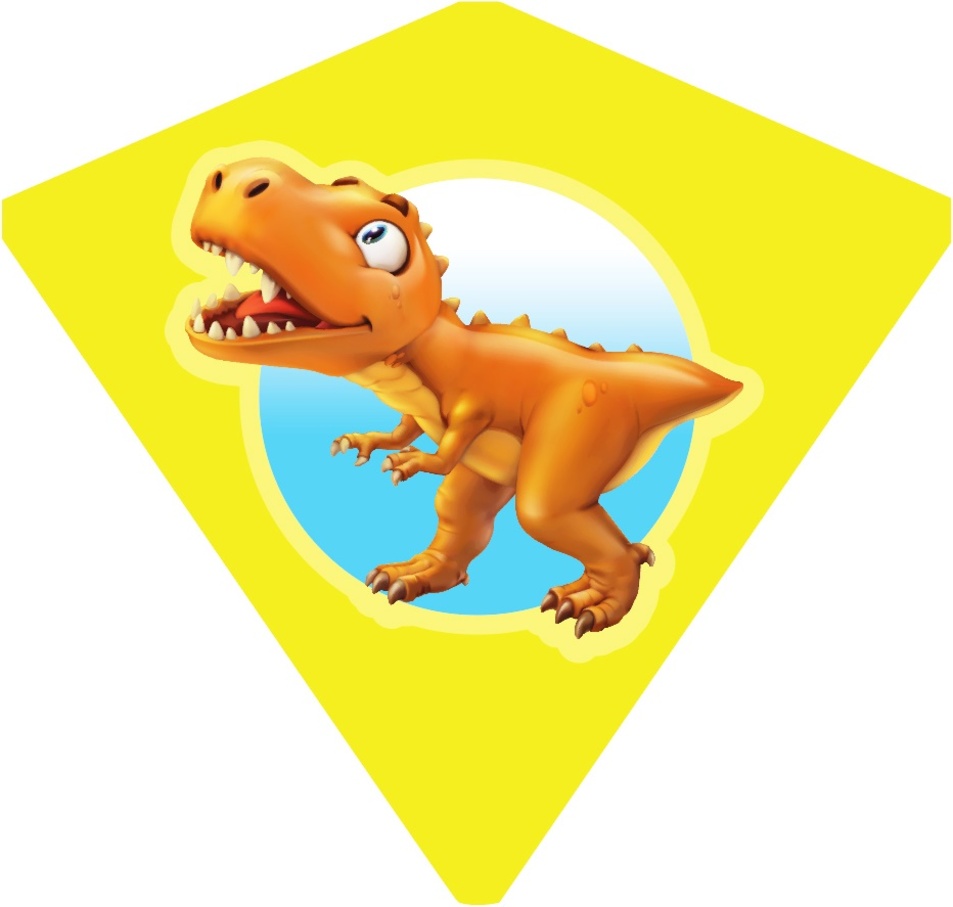 Létající draka dinosaurus 68 x 73 cm - Český obal