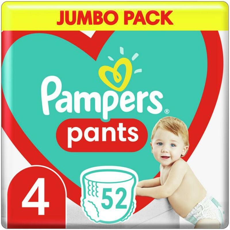 PAMPERS Pants plenkové kalhotky vel. L 4, 52 ks, 9-15 kg